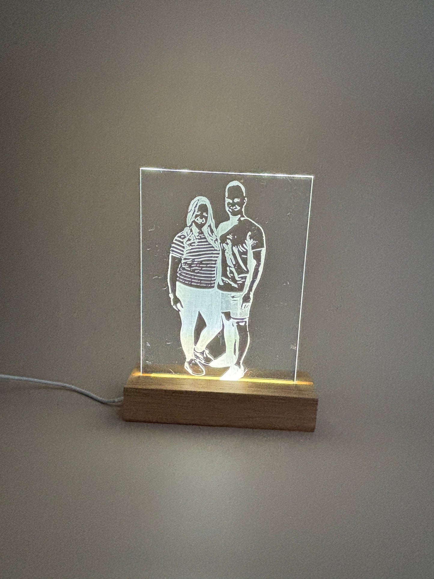 Acryl plaat gegraveerd Golden Prints & Paws