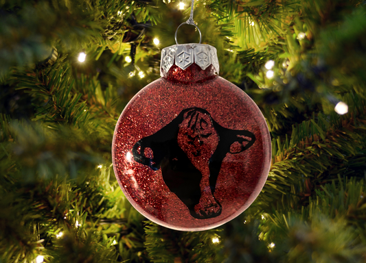 Gepersonaliseerde Kerstbal Golden Prints & Paws