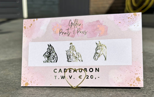 Cadeaubon Paarden