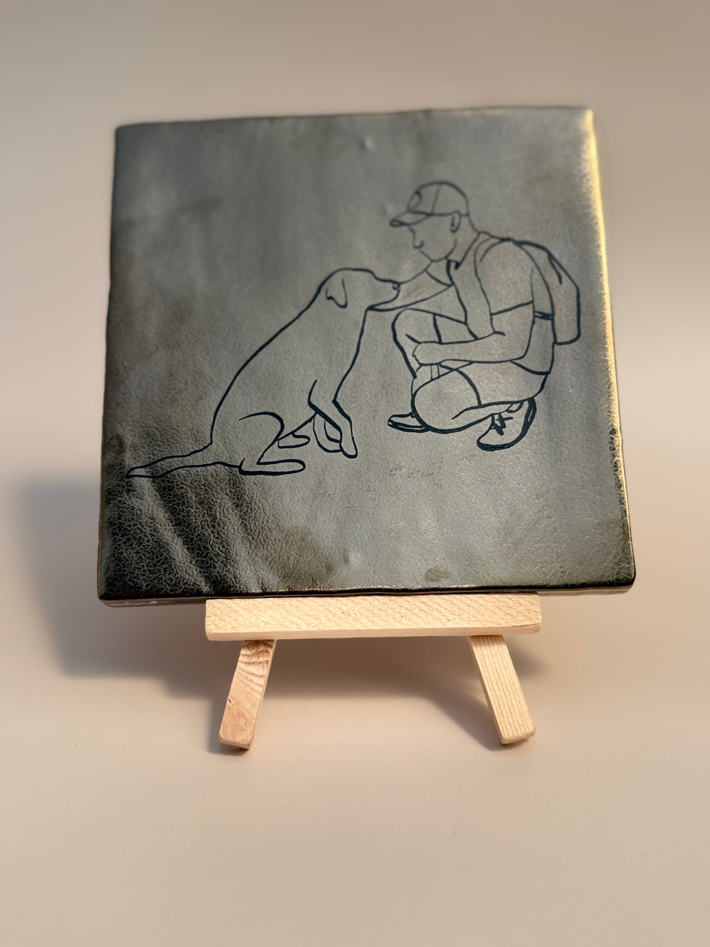 Lijntekening Tegeltje