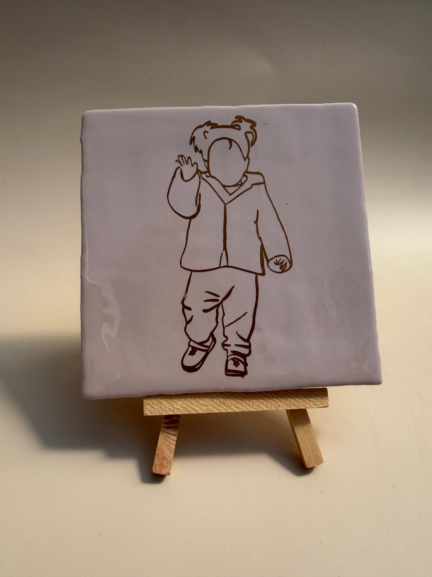 Lijntekening Tegeltje