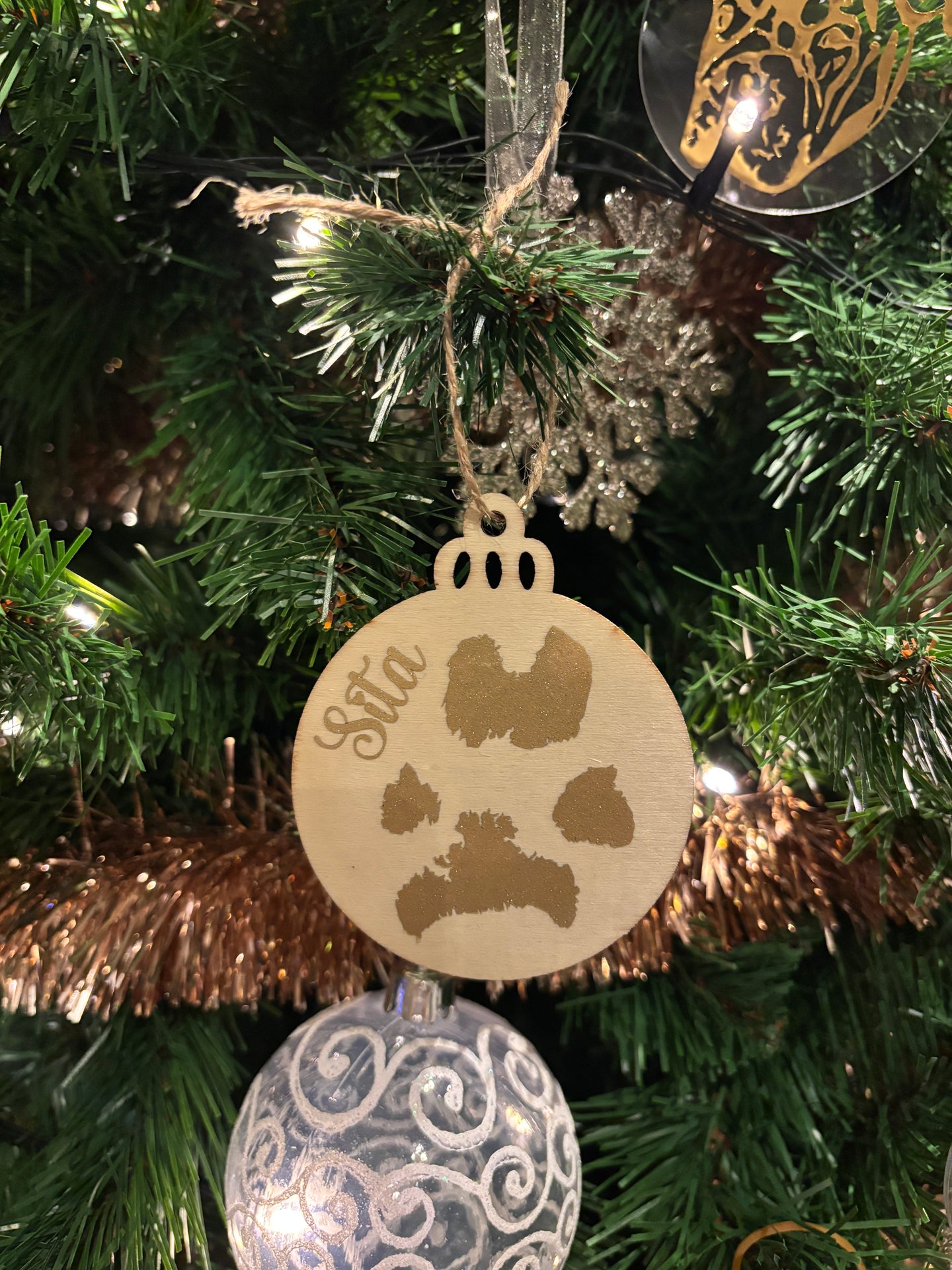 Gepersonaliseerde Kerstornament