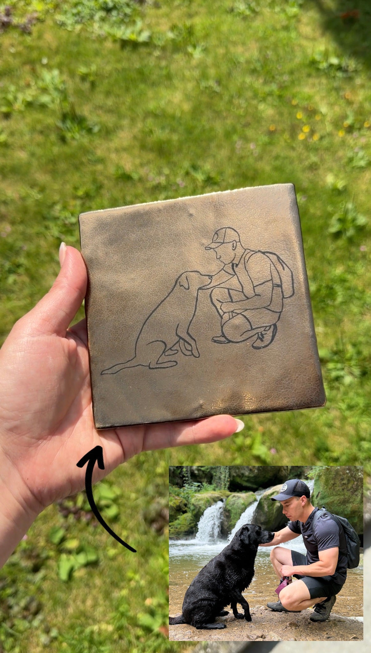 Lijntekening Tegeltje