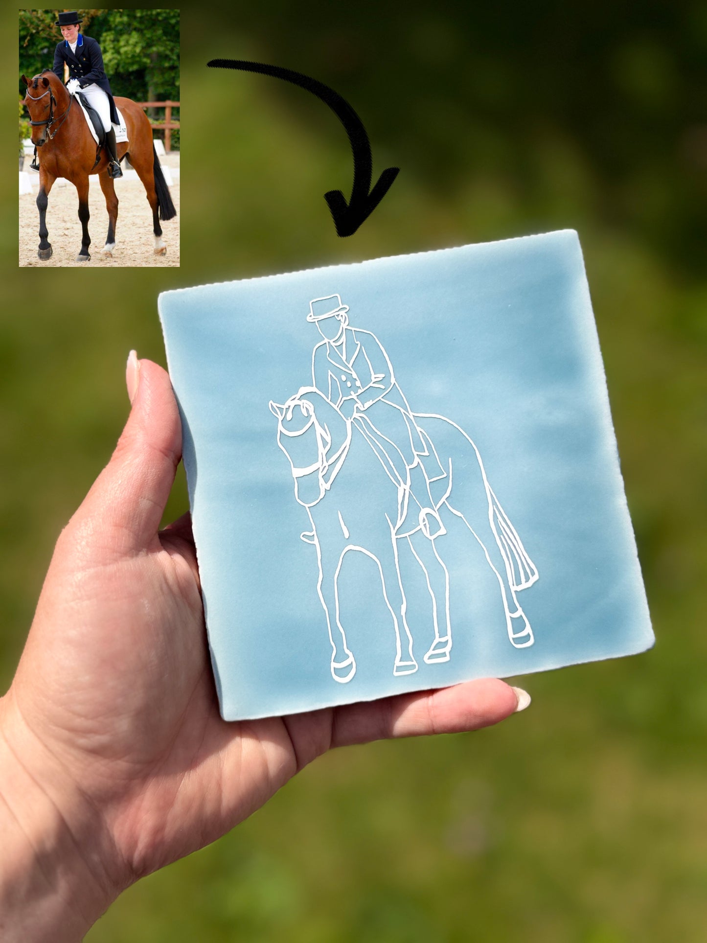 Lijntekening Tegeltje